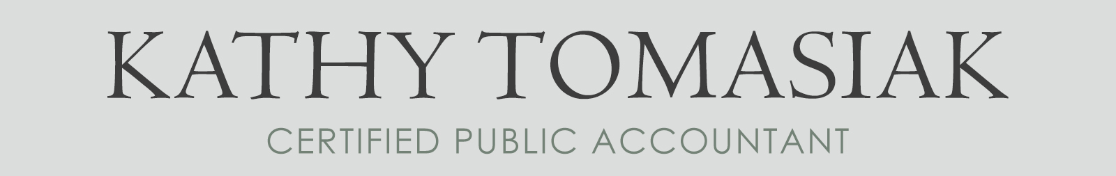 Kathy Tomasiak, CPA